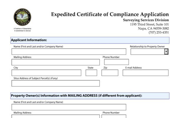 Certificates of Compliance